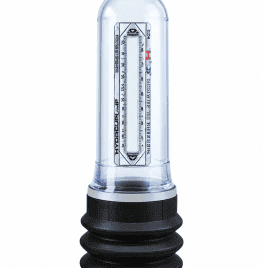 Bathmate HydroMax X30 water-based vacuum pump displayed upright on a clean white background.