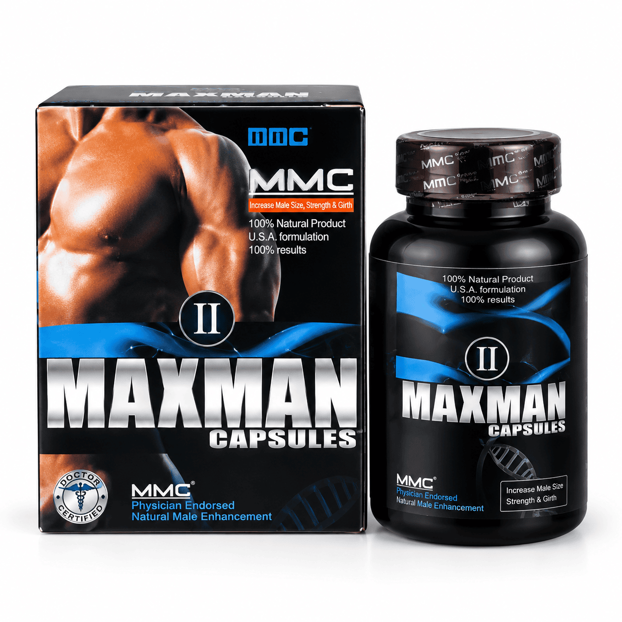 Maxman MMC male enhancement capsules 10 capsule pack